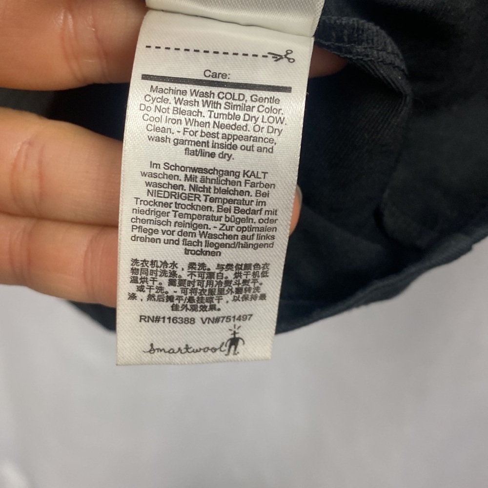 Smartwool Women’s Sloan's Lake Dress Grey Black Merino Wool - Size Large - Picture 8 of 11
